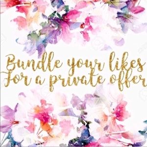 Bundle your likes to save more! ❤️